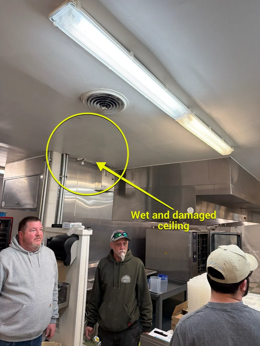 After-hours dry-out at North Willow Farms commercial property
